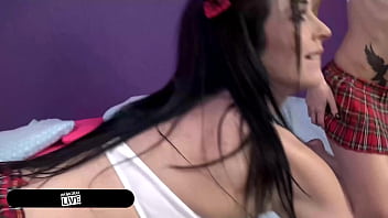 Bubble butt cutie sadie blair turned into a cock craving cumslut