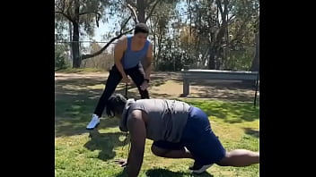 Being trained by andres stones