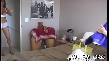 Glamorous females enjoying lesbian s act