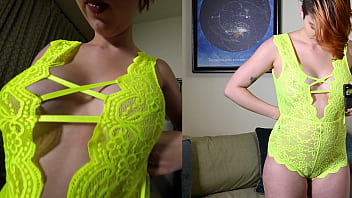 Kat models two very sexy lingerie sets for us