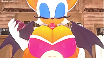 Rouge the bat being fuck comp