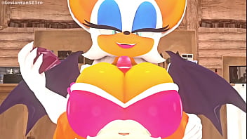 Rouge the bat being fuck comp