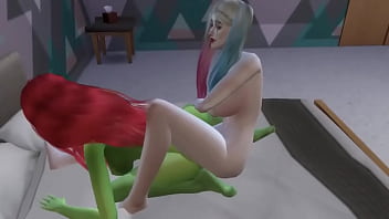 Cosplay de harley fodendo poison yvi 3d sims