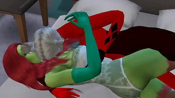 Cosplay de harley fodendo poison yvi 3d sims