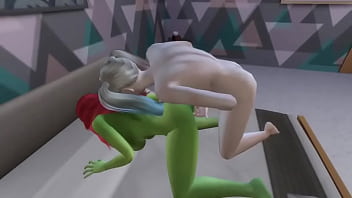Cosplay de harley fodendo poison yvi 3d sims