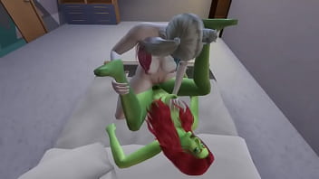 Cosplay de harley fodendo poison yvi 3d sims