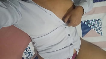 My little masturbation in bed with orgasms in jets