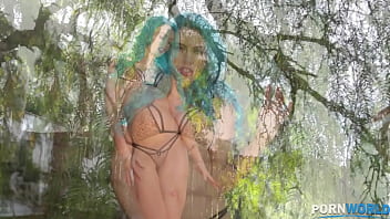 X rated garden gasm she gives herself a good one