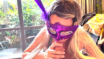 Aleksandraxxx masked hawk tuah sucking riding and taking it some pov