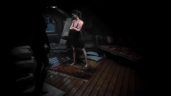 Girl tries to resist allure of magic dildo fucking her pussy