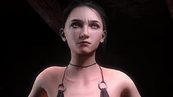 Girl tries to resist allure of magic dildo fucking her pussy