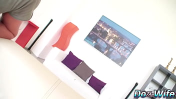 Old scarlet mika receives a bbc creampie while her cuckold looks on