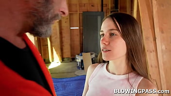 Teen Sia Wood Is Bored She Goes To The Kitchen And Starts Flirting With The Old Handyman The Guy Gets Hard He Sucks Her Tits Then Fucks Her Face thumbnail
