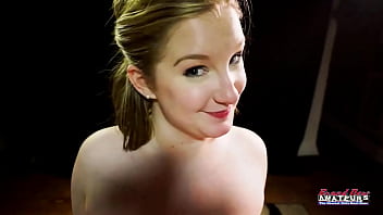 Cute blonde lottie peers enjoys rimming and sucking a hard cock to ride it