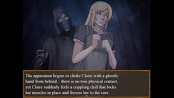 A claire plays claires a porn game lets play we encounter a hot futanari girl then get sidetracked and get fucked by ghosts and a possessed person that really bothers me a lot