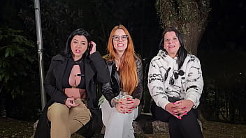 Fomos para a praça do mirante e fizemos uma bugunça deliciosa muitos machos sedentos para fuder e nós querendo putaria