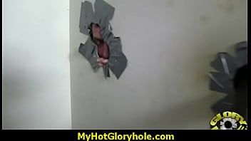 Gloryhole cock licking and sucking interracial 24