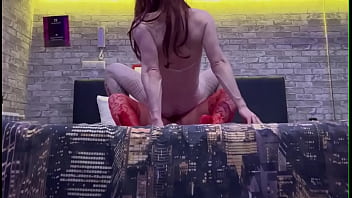 Stepsister fucks a bitch friend in a hotel