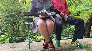 My stepmother helps me prepare for my literature exam