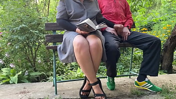 My stepmother helps me prepare for my literature exam