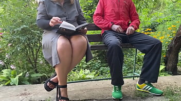 My stepmother helps me prepare for my literature exam