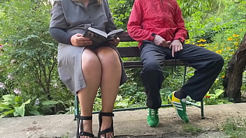 My stepmother helps me prepare for my literature exam