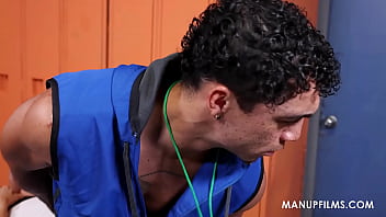 Ass Hole Sniffing In The Locker Room With Marco Lorenzo And Amone Bane thumbnail