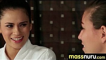 Sweetie gives a hot slippery nuru massage 17