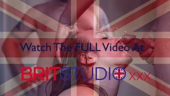 Naughty college student sucks off a room full of men