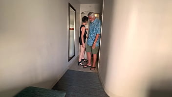 A knock on my hotel room door and there's a gentleman caller we filmed what happens next but are not happy with the fo