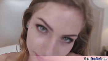 Very tiny stepsister versus my fat cock