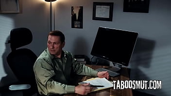 Blonde teen her guidance counselor into having sex with her