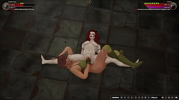 Adeline vs the cat nf3d lesbian sex battle competitive intercourse