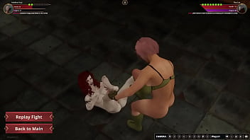 Adeline vs the cat nf3d lesbian sex battle competitive intercourse