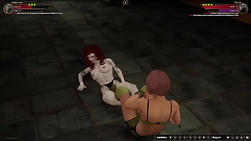 Adeline vs the cat nf3d lesbian sex battle competitive intercourse