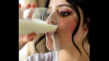 Wednesday addams drinks her bf spunk