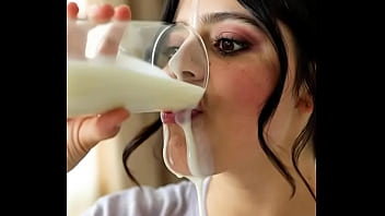 Wednesday addams drinks her bf spunk