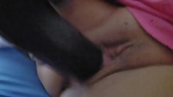 Homemade greek wife dildo fucking her cunt with large black and gold dildos until she squirts