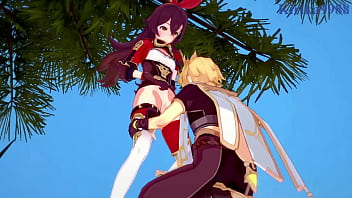 Amber and fischl amy and aether intense sex genshin impact hentai Amber and fischl amy and aether intense sex genshin impact hentai