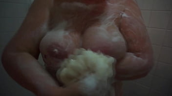 Big tits in shower