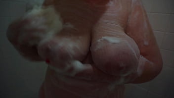 Big tits in shower