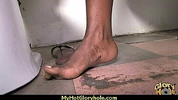 Cute ebony gives a mean blowjob 26