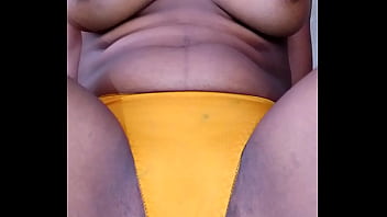 Curvy casting showing pussy small tits