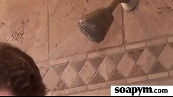 Masseuse strokes a huge cock and tastes the cum 9