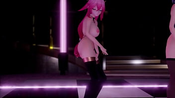 Mmd raiden shogun yae miko