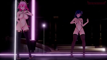 Mmd raiden shogun yae miko