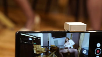 Tanya Foxxx Gets Horny In Between Sets And Rips Pantyhose Open And Masturbates While I Record thumbnail