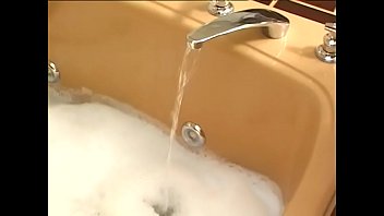 Sex with a beautiful young blonde in the bathroom