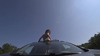 Fucking mary rock while she squirt on the island