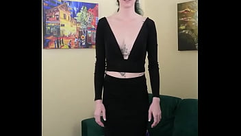 Kit summers showing of a tight little black number part 1 of 3